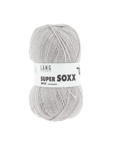 SuperSoxx 4 ply 0023 Helder grijs