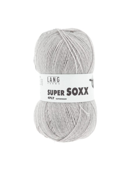 SuperSoxx 4 ply 0023 Helder grijs