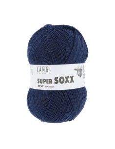 SuperSoxx 4 ply 0025 Marine blauw