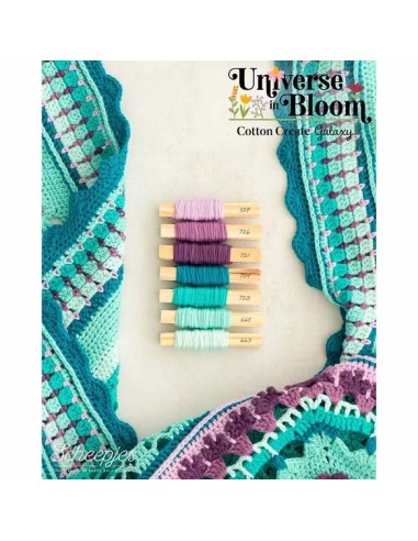 Scheepjes CAL 2025 – Universe in Bloom kit Cotton Create Galaxy