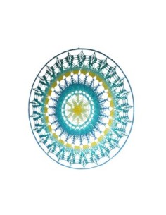 Berken Houten Mandala 17 cm Ø – 44 openingen van 7 mm 2