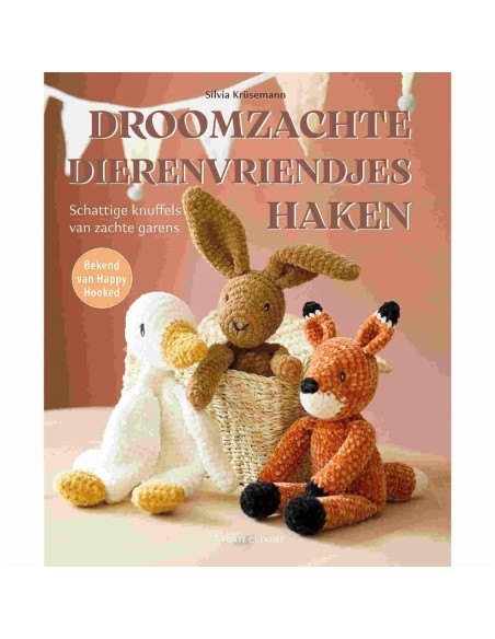 Zachte gehaakte knuffels haken met chenillegaren – veilig voor baby’s