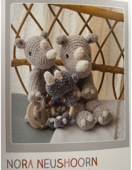 Zachte gehaakte knuffels haken met chenillegaren – veilig voor baby’s