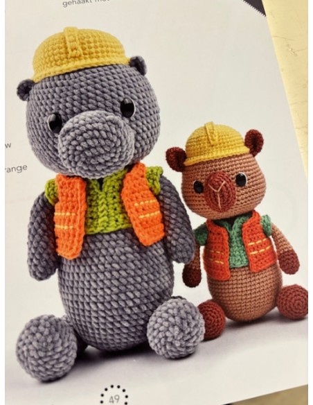 Groots haken aan het werk