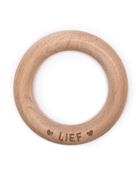 Durable bijtring beukenhout lief