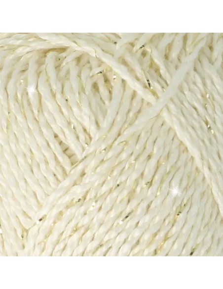 Scheepjes Catona shine 105 Birdal White Gold