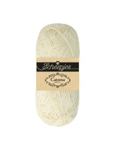 Scheepjes Catona shine 105 Birdal White Gold