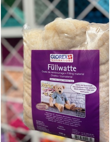 Lichtbruine knuffelvulling van 100% polyester. Ideaal voor donker haakwerk.