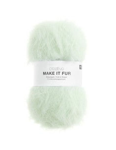 Creative make it fur 005 Ijsblauw