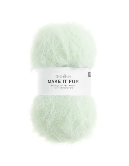 Creative make it fur 005 Ijsblauw