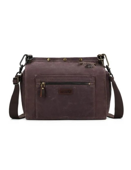 Vervoer je projecten stijlvol met deze 3-in-1 canvas projecttas van Della Q.