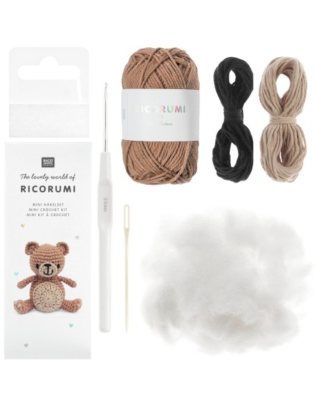 Ricorumi Mini Easy Crochet Kit Teddy
