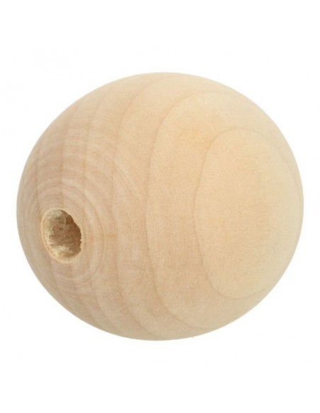 Houten kralen 20 mm 8 stuks