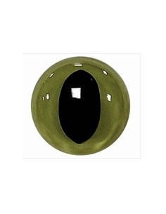 poezenogen groen 20 mm (per paar)