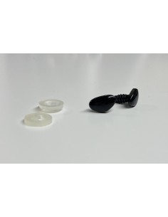 Veiligheidsdierenneusje 15-9 mm zwart