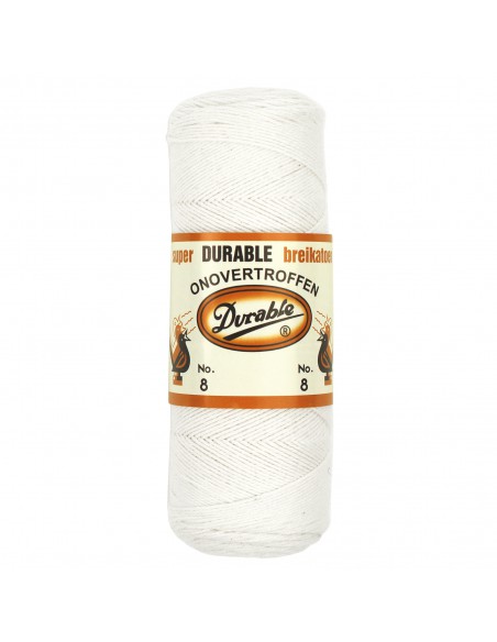 Durable breikatoen nr.8 wit (kleur 009)