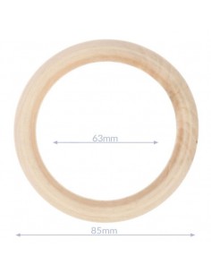 Houten bijtring buitenmaat 85 mm, het Lemster Wolhus heeft ze op voorraad
