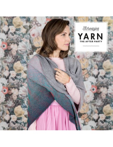 Scheepjes Yarn after party 19 read between the lines shawl