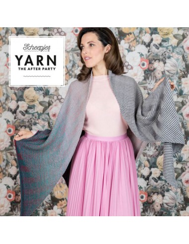 Scheepjes Yarn after party 19 read between the lines shawl