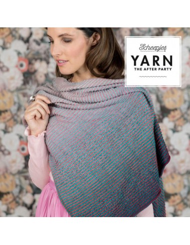 Scheepjes Yarn after party 19 read between the lines shawl