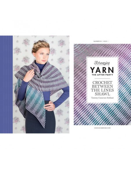 Haakpakket crochet between the lines shawl