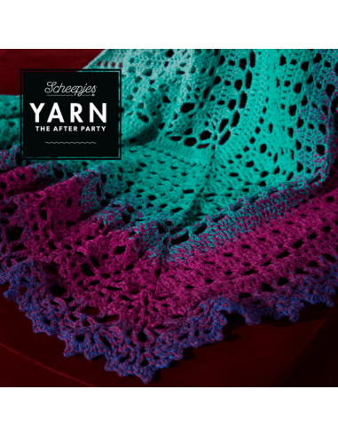 Scheepjes yarn after party 49 valyria shawl