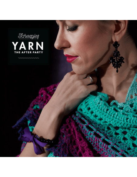 Scheepjes yarn after party 49 valyria shawl