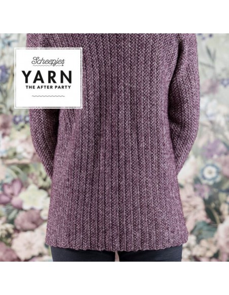 Scheepjes yarn after party 29 Herringbone cardigan