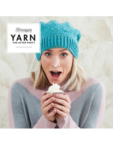 Scheepjes yarn after party 78 Hyperbolic puff beanie