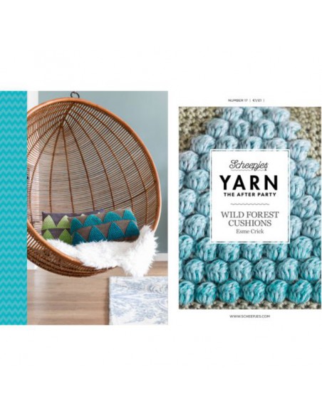 Scheepjes yarn after party 17 wild forest cushions