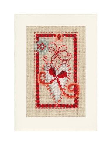 borduurpakket wenskaarten kerst| Het Lemsterwolhus heeft ze op voorraad!