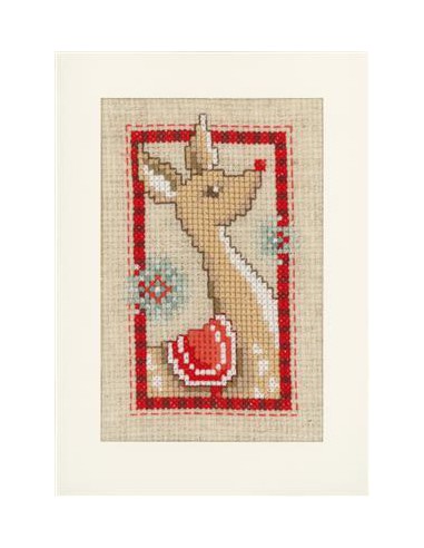 borduurpakket wenskaarten kerst| Het Lemsterwolhus heeft ze op voorraad!