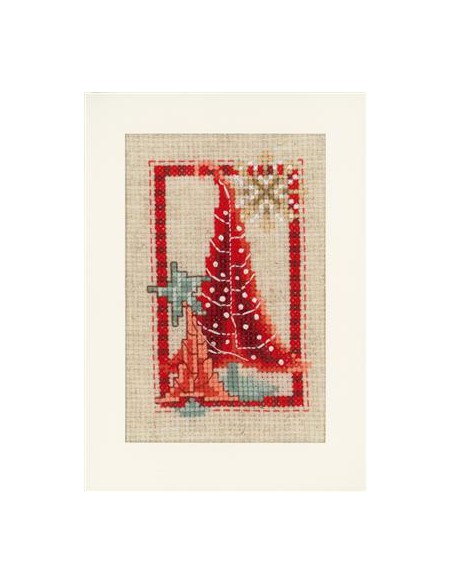 borduurpakket wenskaarten kerst| Het Lemsterwolhus heeft ze op voorraad!