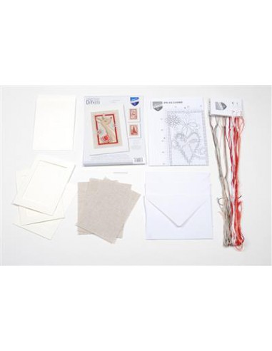 borduurpakket wenskaarten kerst| Het Lemsterwolhus heeft ze op voorraad!