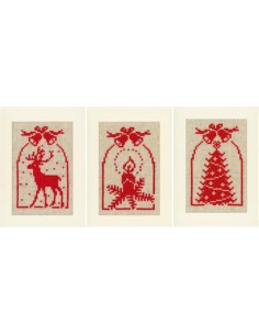 wenskaart hert, kaars, kerstboom|t Lemsterwolhus heeft ze op voorraad 2