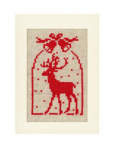 wenskaart hert, kaars, kerstboom|t Lemsterwolhus heeft ze op voorraad