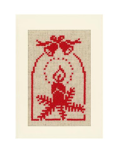 wenskaart hert, kaars, kerstboom|t Lemsterwolhus heeft ze op voorraad