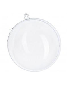 transparante kerstbal 8 cm| Het Lemsterwolhus heeft ze op voorraad!
