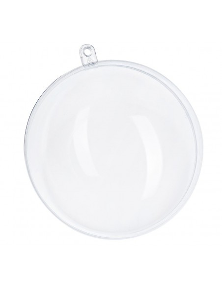 transparante kerstbal 8 cm| Het Lemsterwolhus heeft ze op voorraad!