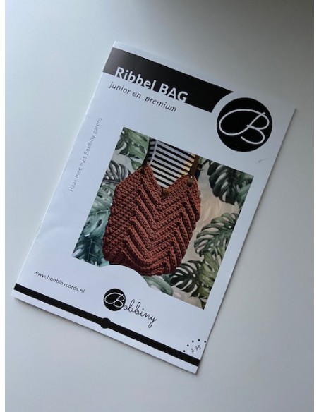 Haakpatroon Bobbiny Ribbel bag| Het Lemsterwolhus heeft ze op voorraad