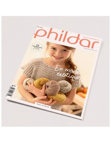 Phildar patroonboek 151 lente/ zomer Exotisch getinte mode
