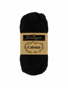 Scheepjes Catona - 110 Jet Black