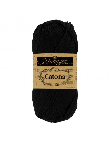 Scheepjes Catona - 110 Jet Black