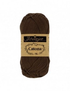 Scheepjes Catona - 162 Black Coffee