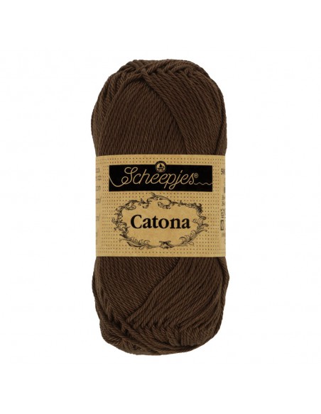 Scheepjes Catona - 162 Black Coffee