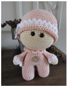 Haakpakket funny baby girl| Het Lemsterwolhus heeft ze op voorraad!