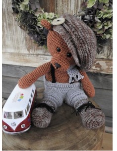 Haakpakket funny bear Benny| Het Lemsterwolhus heeft ze op voorraad!