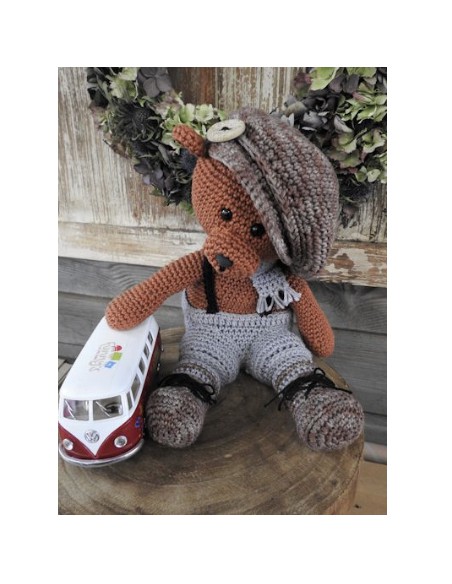Haakpakket funny bear Benny| Het Lemsterwolhus heeft ze op voorraad!