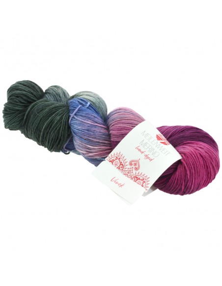 Meilenweit merino hand-dyet 613 vivek| Het Lemsterwolhus heeft ze op voorraad!