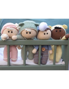 Compleet haakpakket funny baby trendy dark| Het Lemsterwolhus heeft ze op voorraad! 2